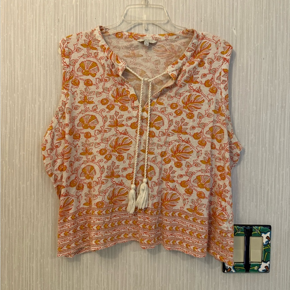 Lucky Brand peachy sleeveless top